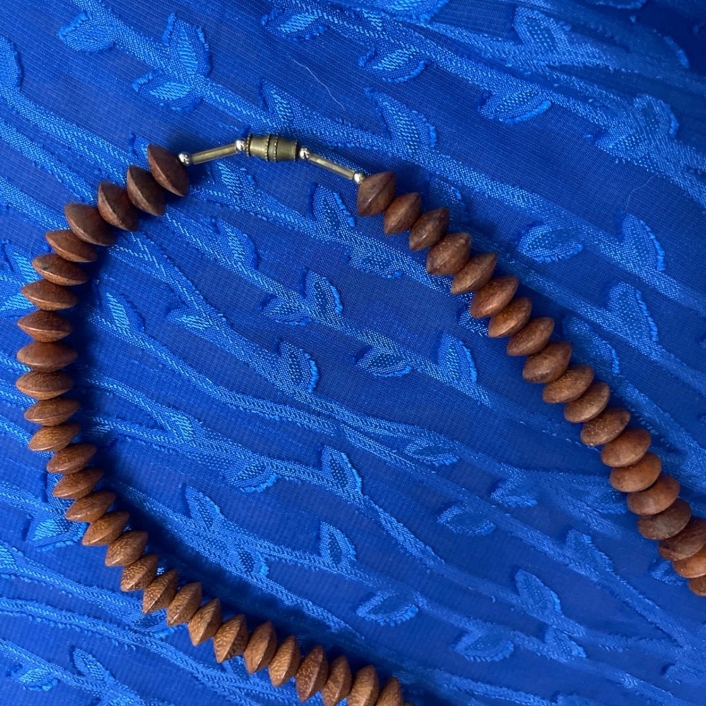 Necklace (Wooden Beads/EUC) - Picture 3 of 3
